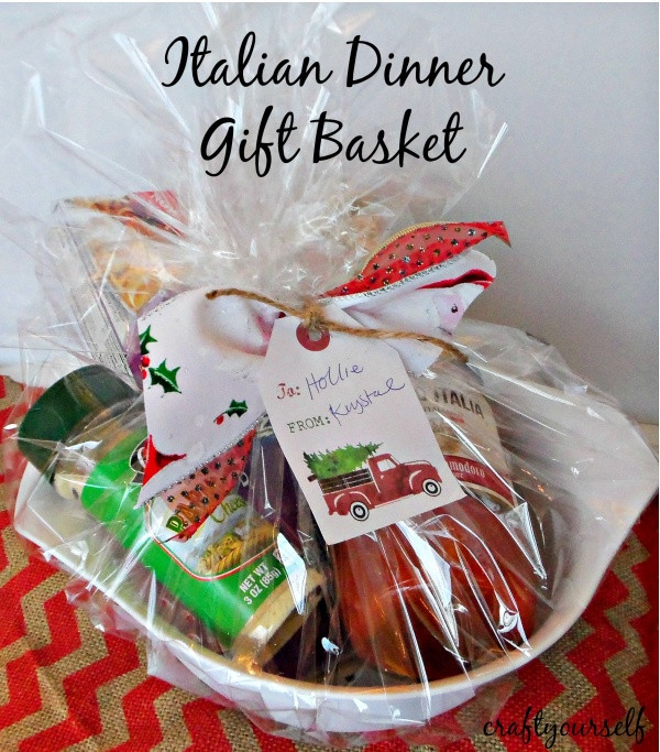 Dinner Gift Basket Ideas
 plete Holiday Italian Dinner Gift Basket Craft