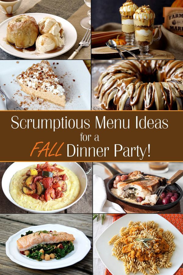 Dinner Party Meals Ideas
 Fall Dinner Party Menu Ideas Ideas for throwing a fall