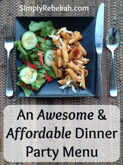 Dinner Party Menu Ideas For 10
 An Awesome and Affordable Dinner Party Menu Simply Rebekah