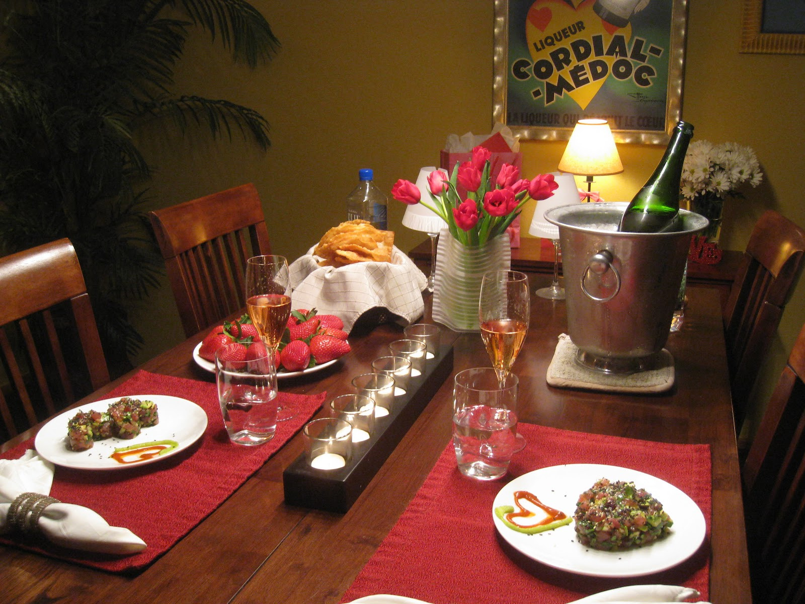 Dinners For Two At Home
 Romantic Valentines Day Dinner interior decorating