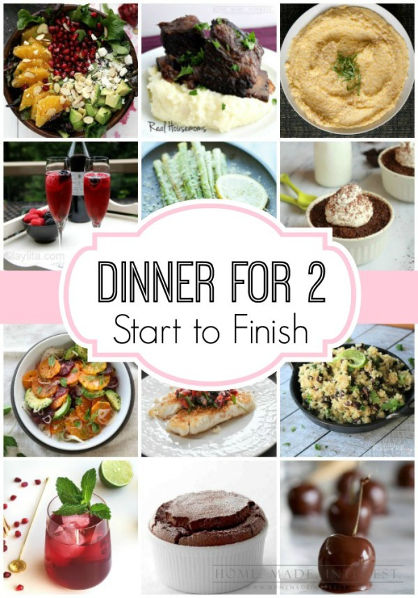 Dinners For Two At Home
 Dinner for Two Meal Plan Start to Finish Home Made