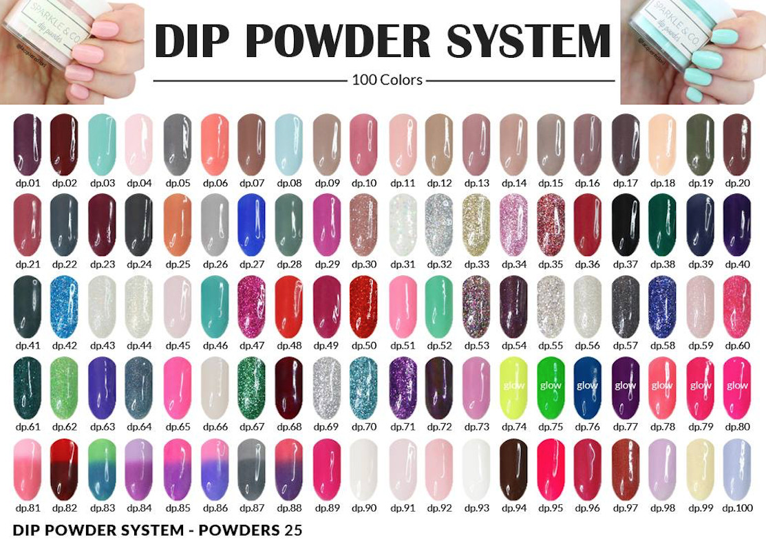 Dip Nail Colors
 Basic 4 Piece Dip Powder Starter Kit Choose Color