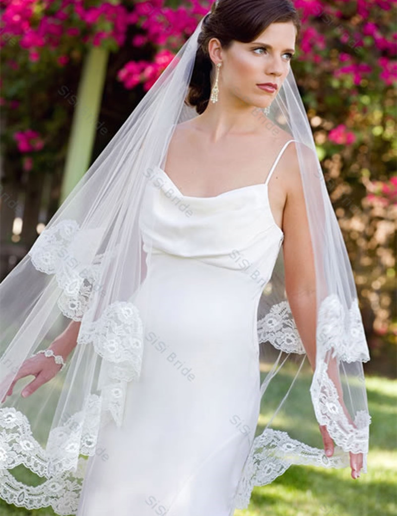 Discount Wedding Veils And Accessories
 DISCOUNT CHEAP wholesale guarantee lace edge