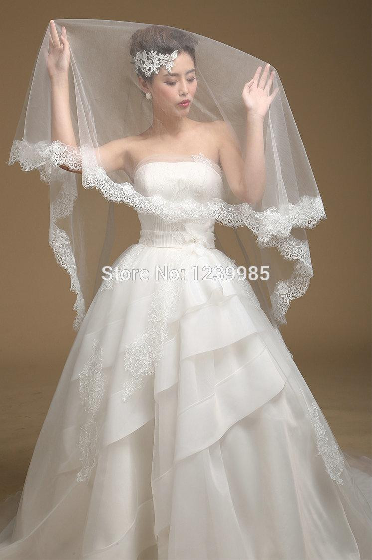 Discount Wedding Veils And Accessories
 Wholesale Wedding Veil Bridal Accessory Lace Veil Bridal