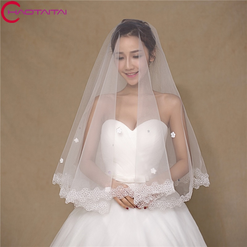 Discount Wedding Veils And Accessories
 2018 Short Veil With b Wholesale Simple Tulle Wedding