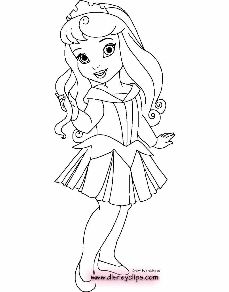 Disney Baby Princess Coloring Pages
 Baby Disney Princess Chibi Coloring Pages Sketch Coloring Page
