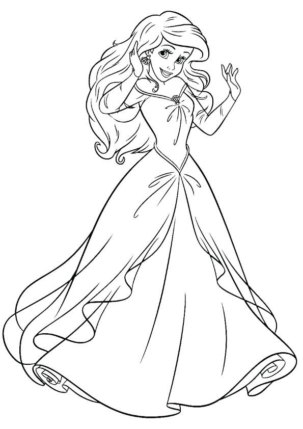Disney Coloring Pages For Girls
 Top 25 Disney Princess Coloring Pages For Your Little Girl