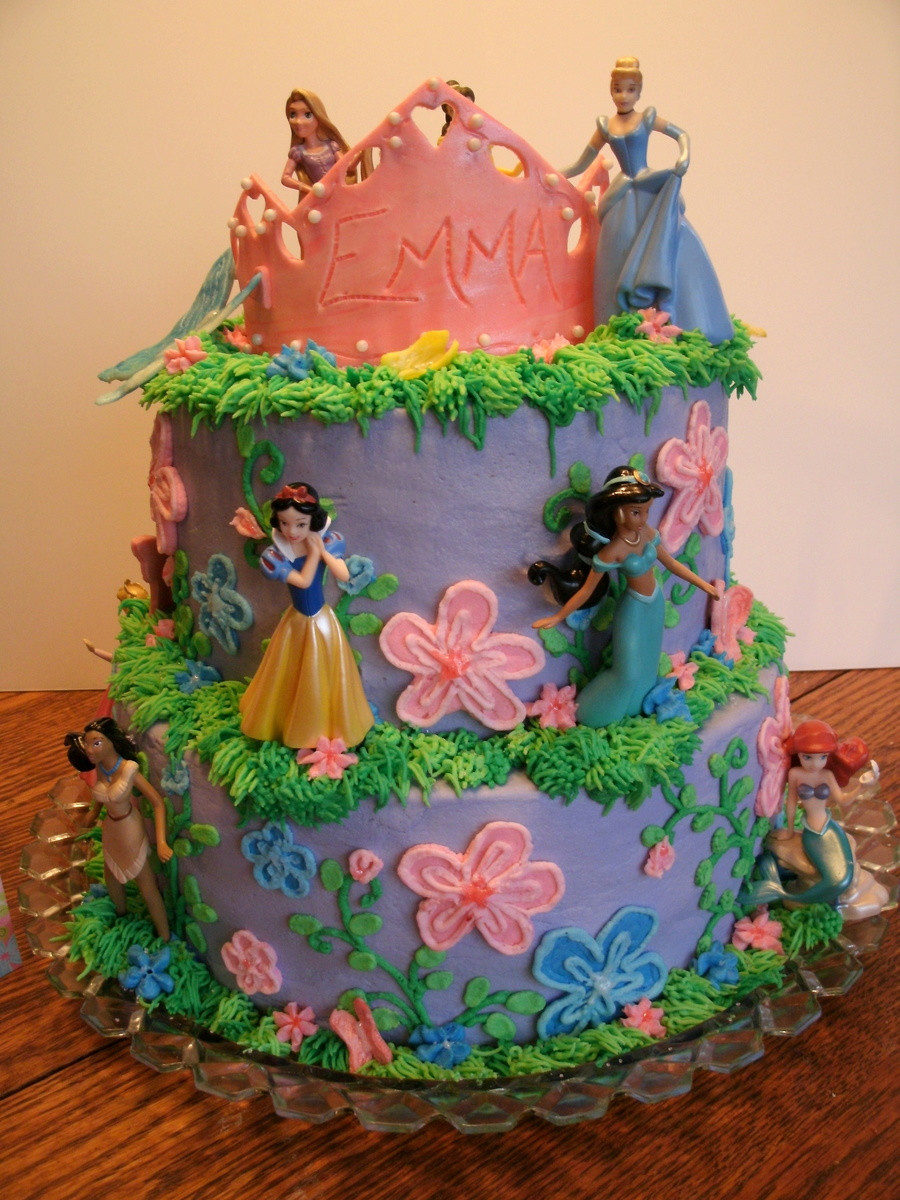 Disney World Birthday Cakes
 Disney Princesses Birthday Cake CakeCentral