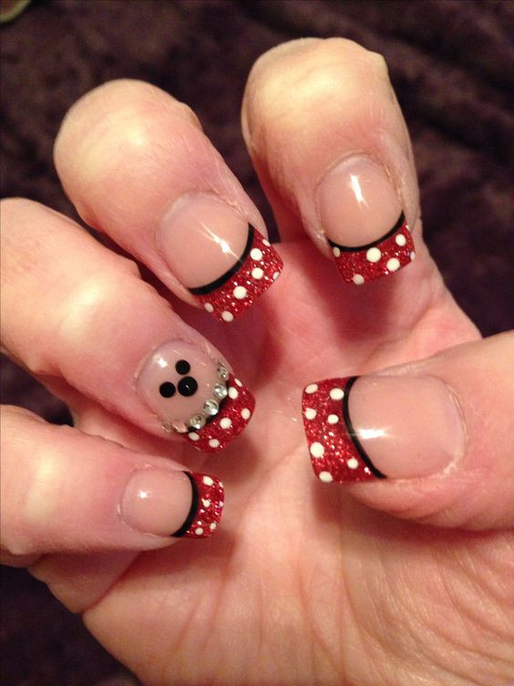Disneyland Nail Designs
 My Disney nails Nails Pinterest