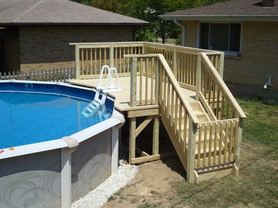 Diy Above Ground Pool Deck
 16 Spectacular Ground Pool Ideas You Should Steal