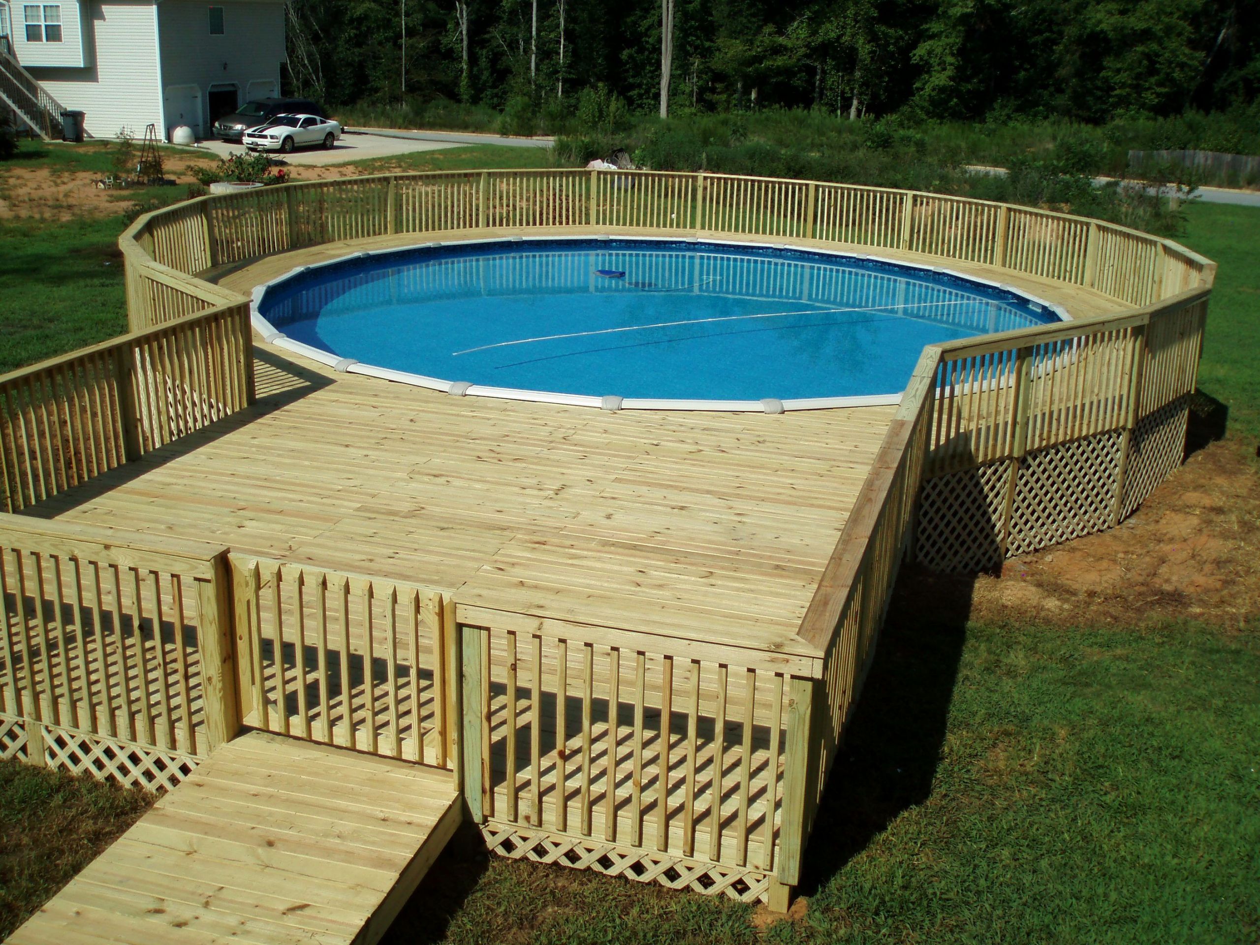 Diy Above Ground Pool Deck
 22 Amazing and Unique Ground Pool Ideas with Decks