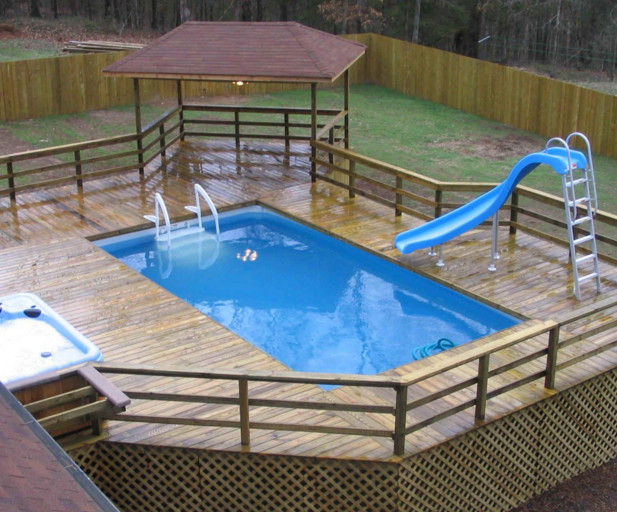 Diy Above Ground Pool Deck
 How to Build a Deck Next to an Ground Pool