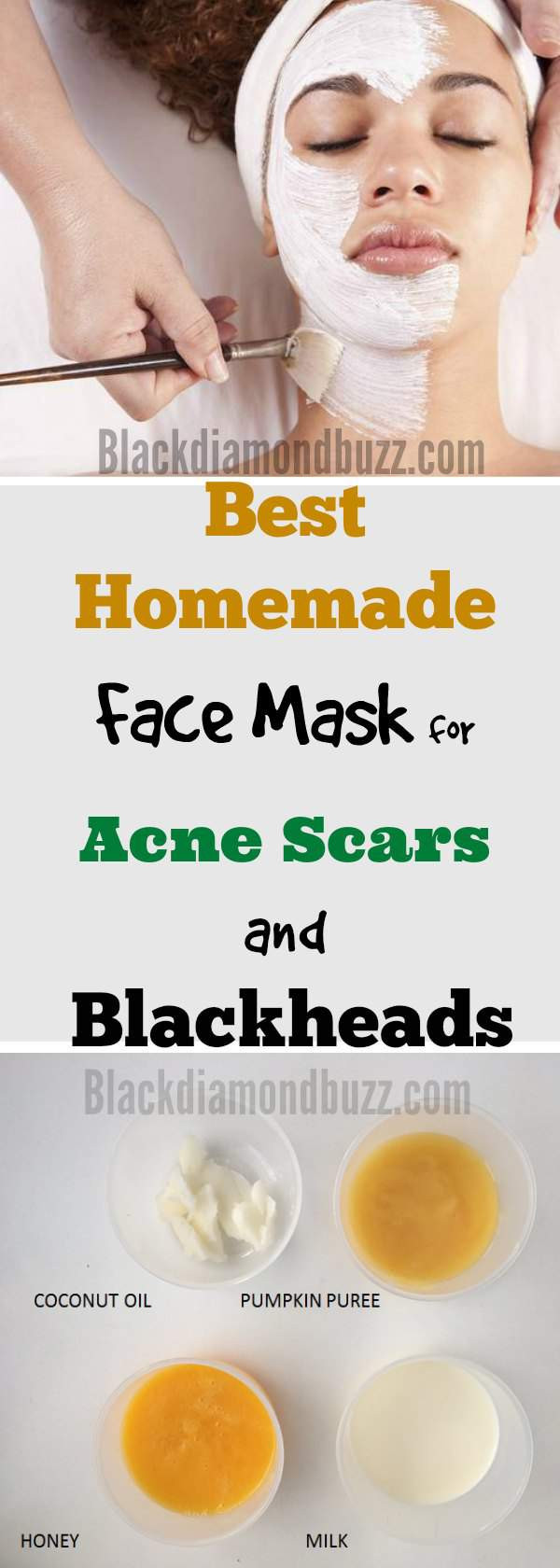DIY Acne Scar Mask
 Homemade Face Masks For Oily Skin And Blackheads