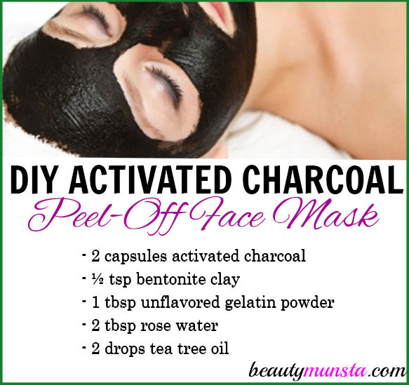DIY Activated Charcoal Mask
 DIY Activated Charcoal Peel f Mask beautymunsta free