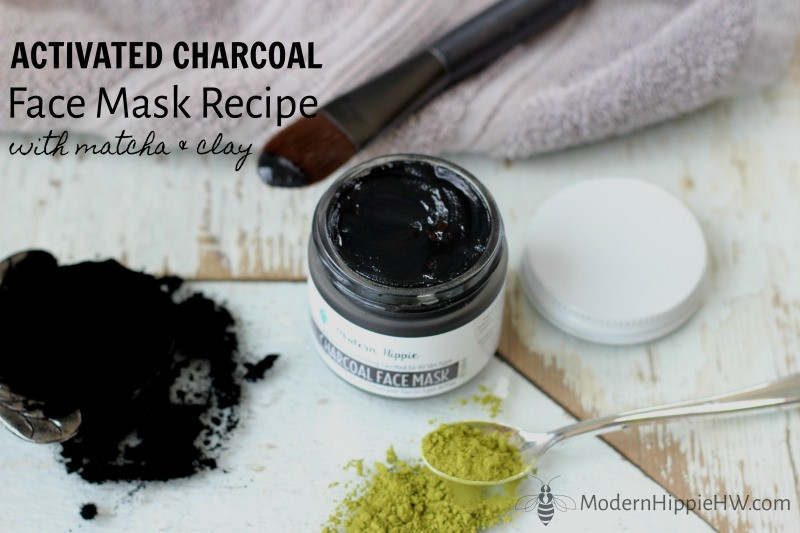 DIY Activated Charcoal Mask
 Activated Charcoal Face Mask Recipe with Matcha and Clay