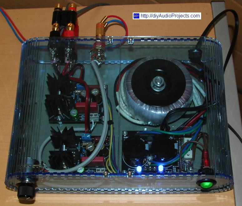 DIY Audio Kits
 Gobo Stereo Audio Amplifier Kit LM1875 15W Class AB