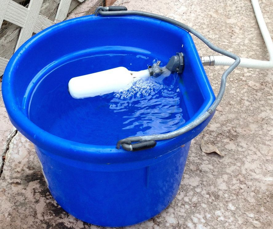 DIY Automatic Dog Waterer
 PUPPY BUCKETS The Automatic Re Filling Dog Water Bowl