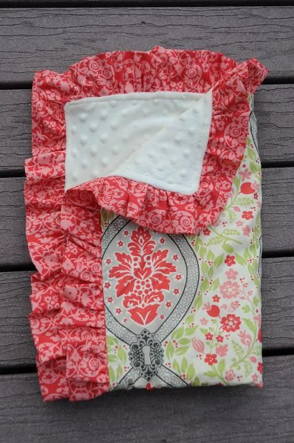 DIY Baby Blanket Ideas
 DIY Baby Blankets DIY Ruffled Minky Blanket