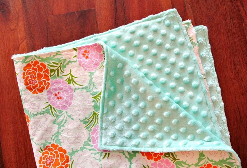 DIY Baby Blanket Ideas
 How To Make A Minky Baby Blanket In 30 Minutes