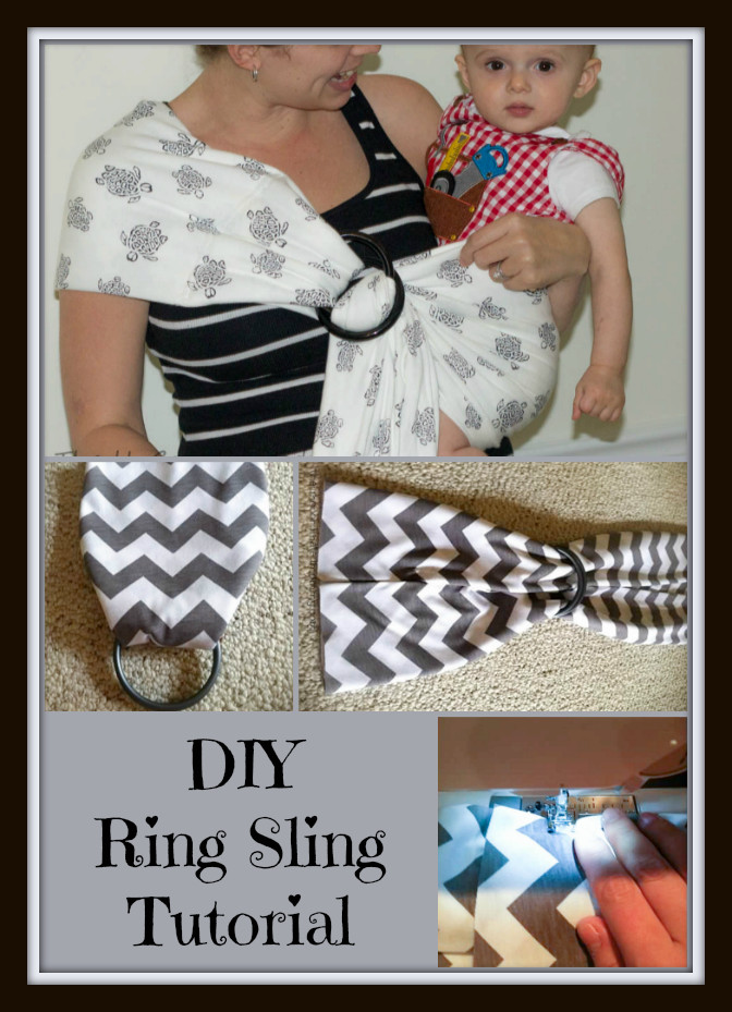 DIY Baby Carrier
 DIY Ring Sling Tutorial The Un Coordinated Mommy