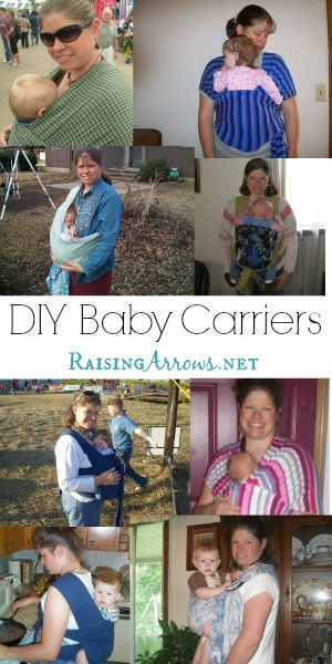 DIY Baby Carriers
 Homemade Baby Carriers Raising Arrows
