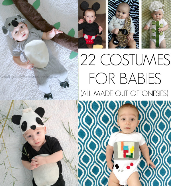 DIY Baby Costume Ideas
 Homemade Halloween Costumes for babies C R A F T