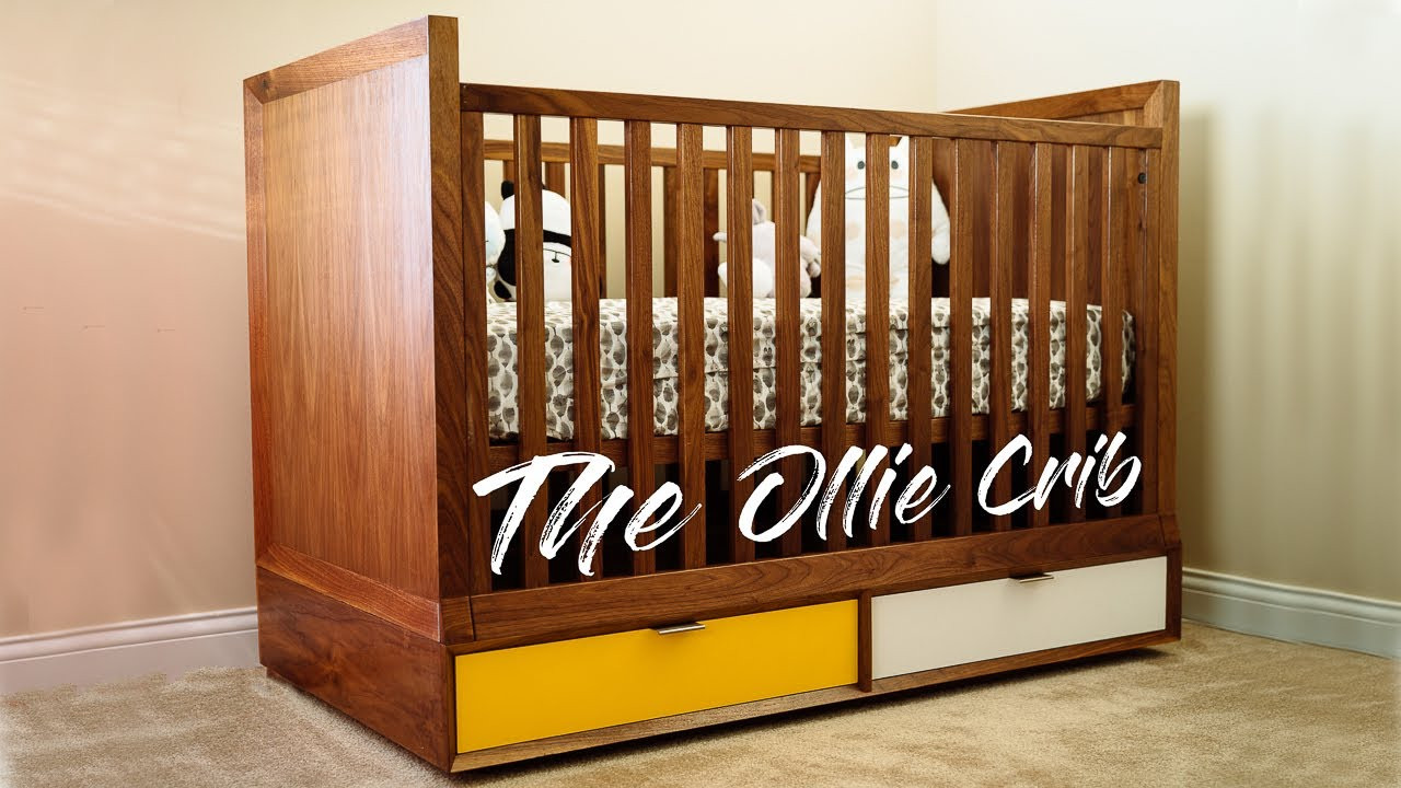 DIY Baby Cribs
 DIY Mid Century Modern Baby Crib How To Build