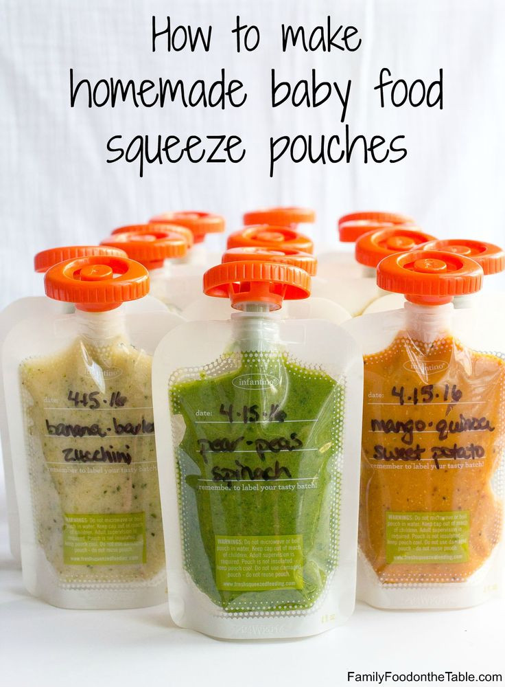 DIY Baby Food Pouches
 17 Best images about baby food recipe s on Pinterest