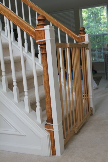 DIY Baby Gate Stairs
 Beauty in the Ordinary Installing a Baby Gate Without