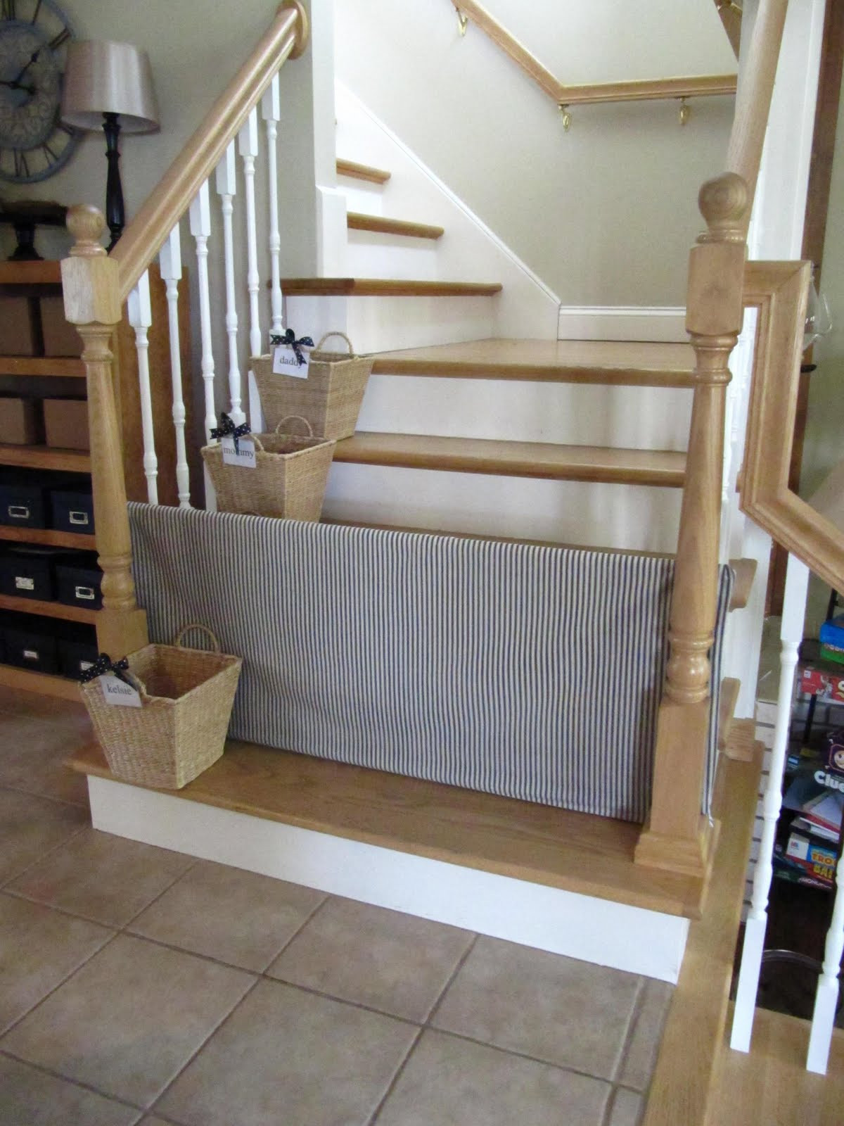 DIY Baby Gate Stairs
 10 DIY Baby Gates for Stairs
