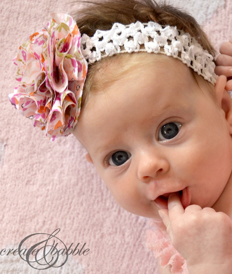 DIY Baby Headbands With Flowers
 DIY esie Dresses Create and Babble