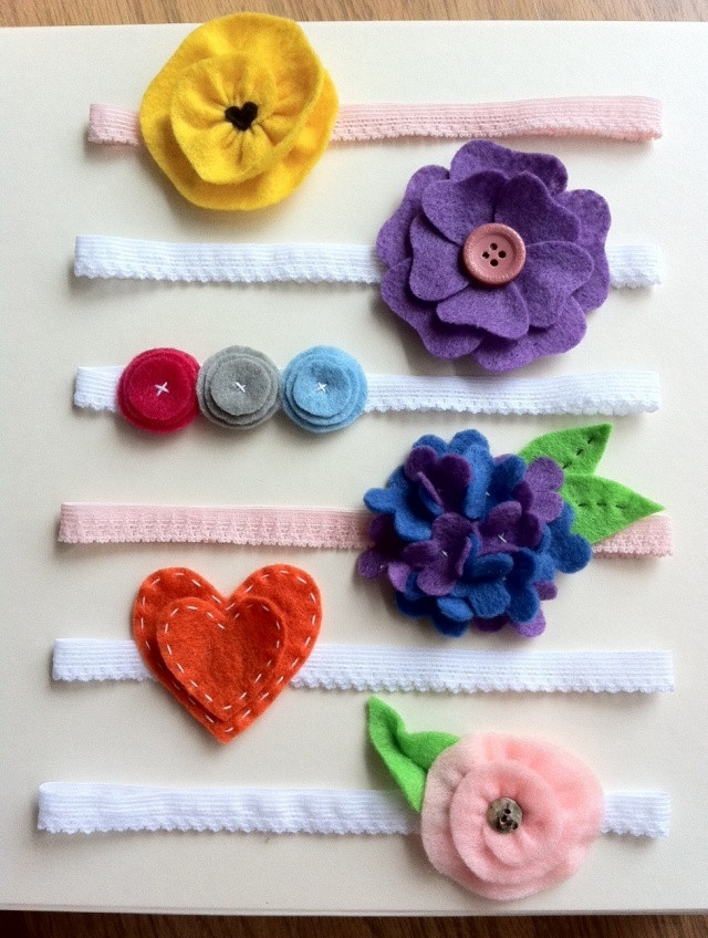 DIY Baby Headbands With Flowers
 162 best images about DIY Flowers and Hair Accessories on