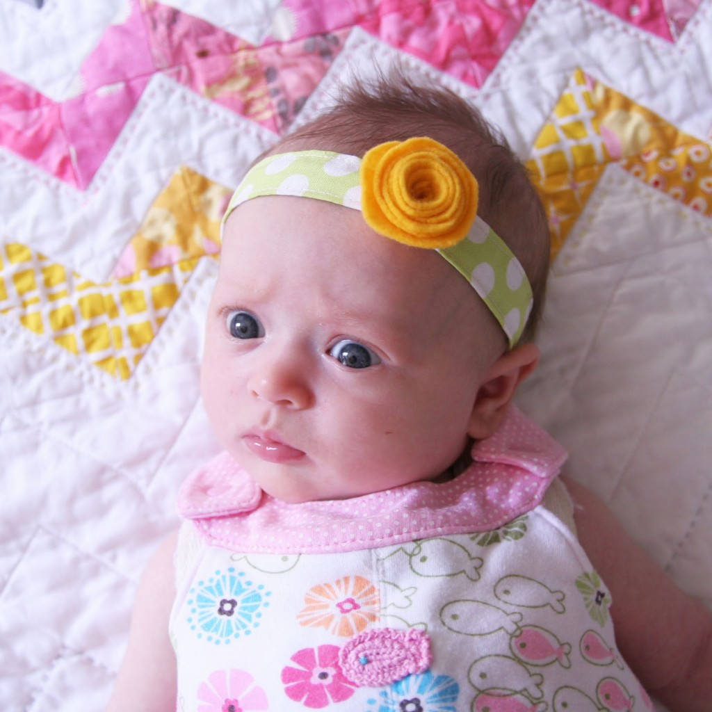 DIY Baby Headbands With Flowers
 DIY Headband Tutorial Homemade Ginger