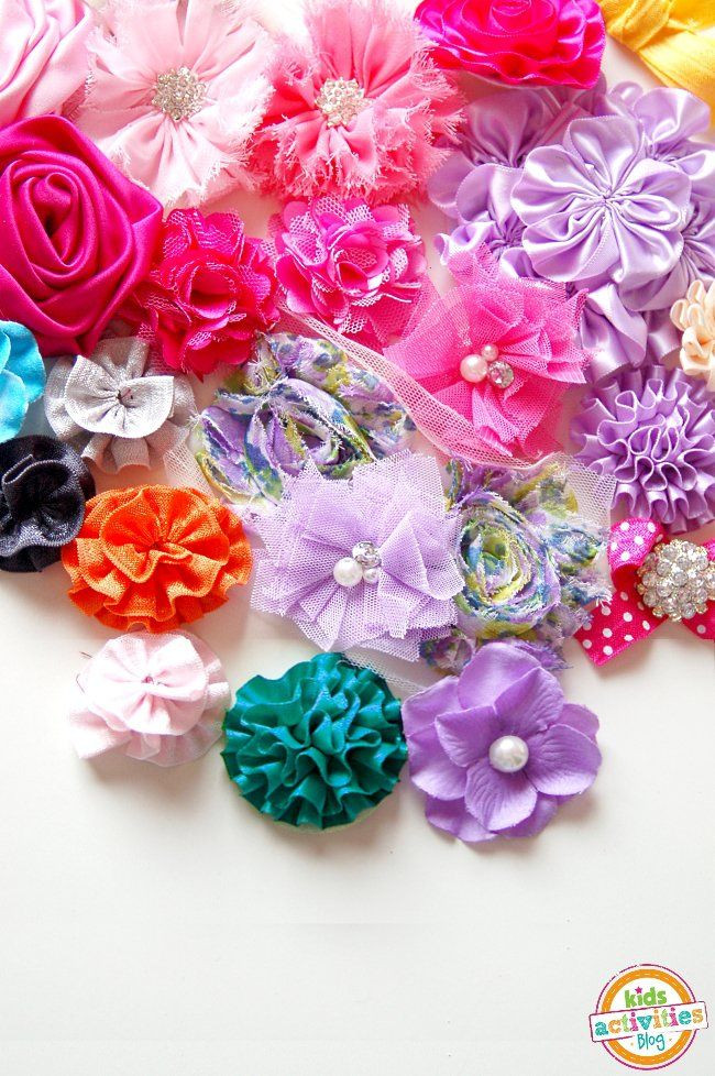 DIY Baby Headbands With Flowers
 How to Make Ribbon Flowers