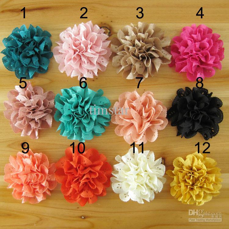 DIY Baby Headbands With Flowers
 3inch Diy Fabric Flowers For Headband Baby Girls Hair