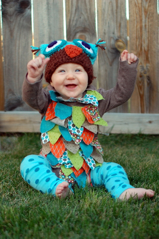 DIY Baby Owl Costume
 25 Handmade Creative Kids Halloween Costumes Part 1