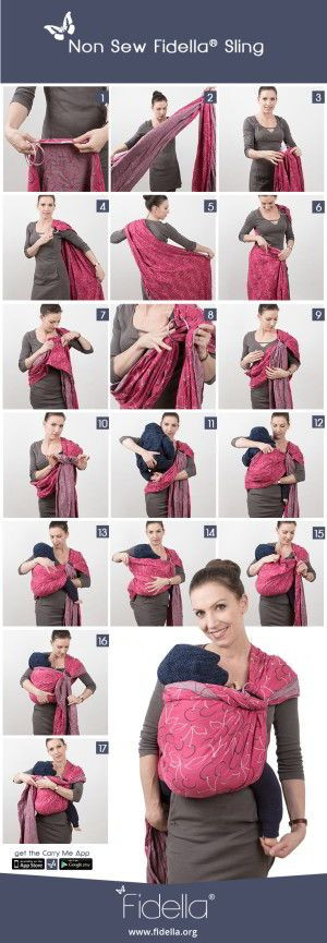 DIY Baby Ring Sling
 24 best Baby Wrap tying instructions images on Pinterest