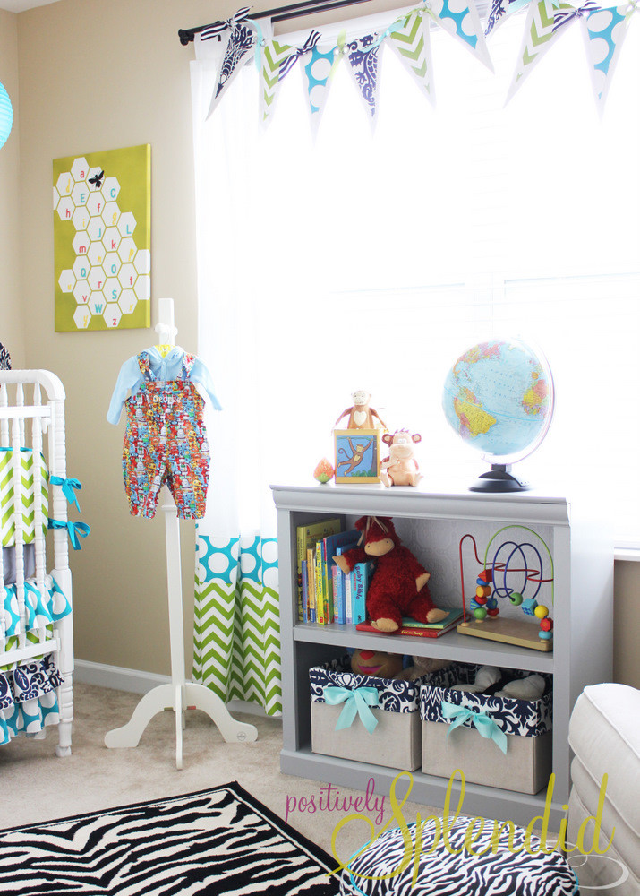 DIY Baby Room Ideas Pinterest
 Baby Boy Nursery Tour Positively Splendid Crafts