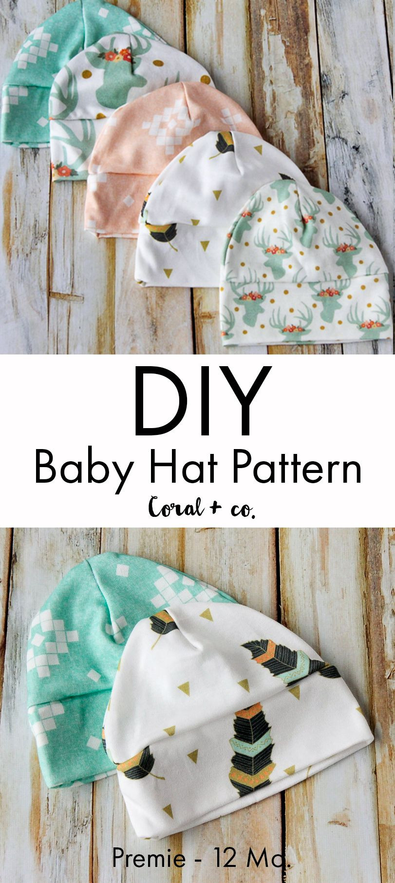 DIY Baby Sewing Projects
 DIY Baby Hat Sewing Pattern and Tutorial Knit Baby Hat