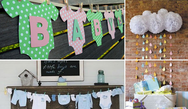 Diy Baby Shower Decorations For A Boy
 22 Cute & Low Cost DIY Decorating Ideas for Baby Shower