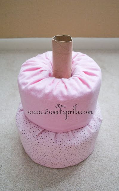 DIY Baby Shower Diaper Cake
 Fondant Style Diaper Cake Tutorial DIY