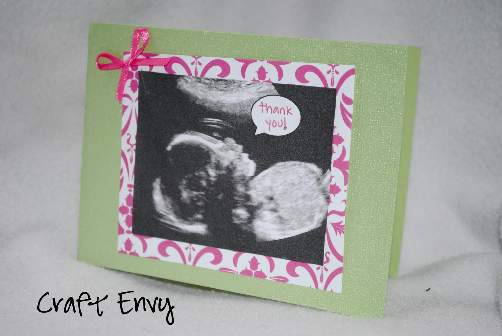 DIY Baby Shower Thank You Cards
 Craft Envy Baby Shower "Thank You" Cards