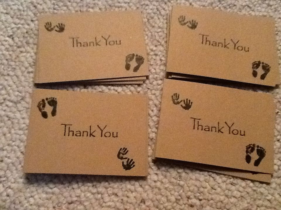 DIY Baby Shower Thank You Cards
 DIY baby shower thank you cards Stamping is so beautiful