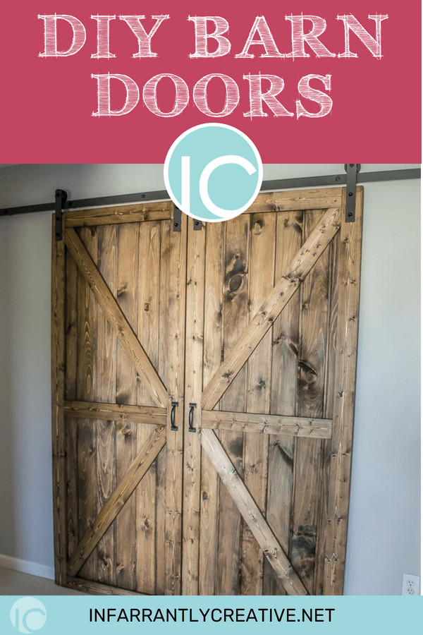 DIY Barn Door Plans
 DIY Sliding Double Barn Doors Reclaimed Wood