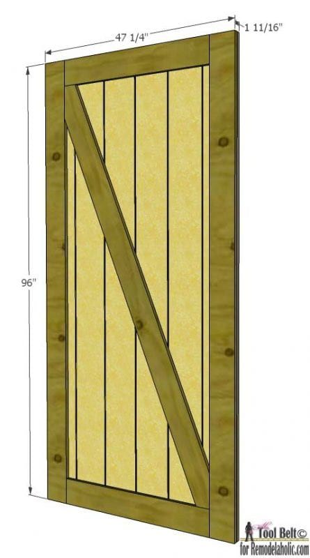 DIY Barn Door Plans
 Remodelaholic