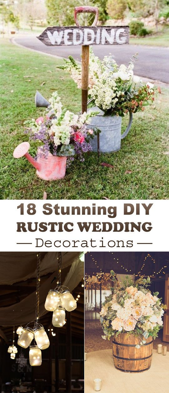 DIY Barn Wedding Decorations
 18 Stunning DIY Rustic Wedding Decorations
