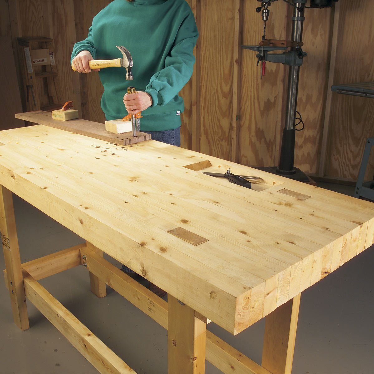DIY Bench Plans
 12 Super Simple Workbenches You Can Build — The Family