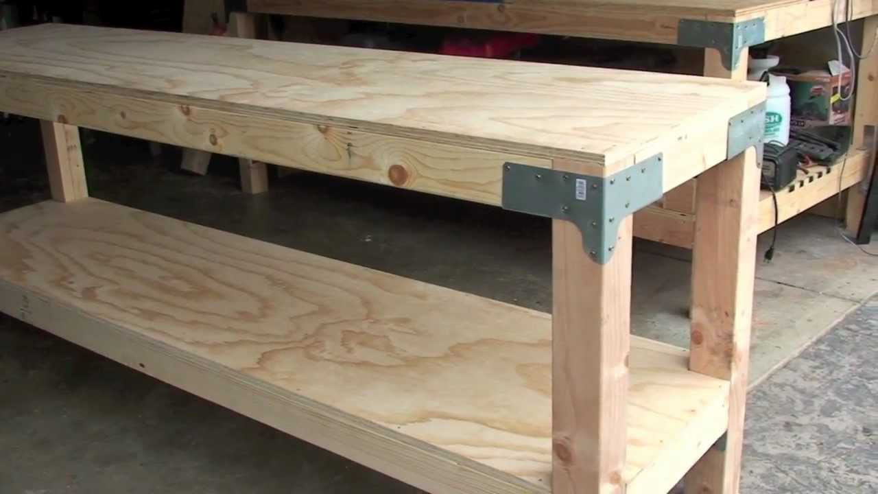 DIY Bench Plans
 Work Bench $80 00 24" x 96" 36" tall J Black