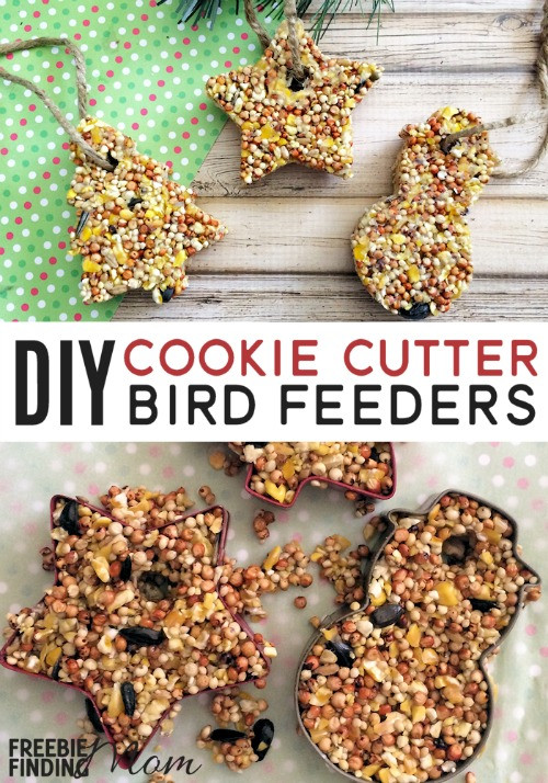 DIY Bird Feeder For Kids
 Homemade Bird Feeders Cookie Cutter Bird Feeders