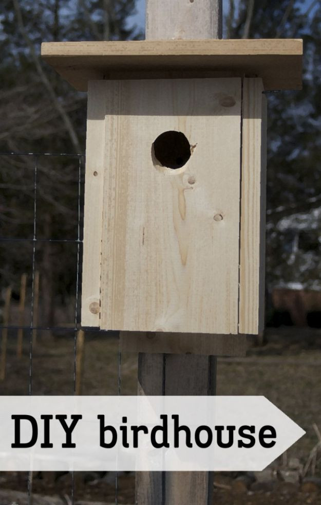 DIY Birdhouse For Kids
 34 DIY Bird Houses